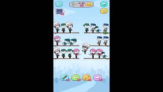 Stickman Sort Puzzle Level 41-50 Answers