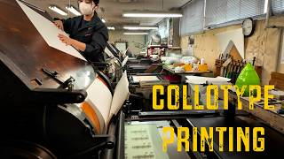 Collotype printing experience at Benrido