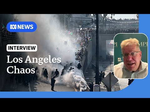 LA Protests: California governor accuses Trump of manufacturing crisis | ABC NEWS Episode cover