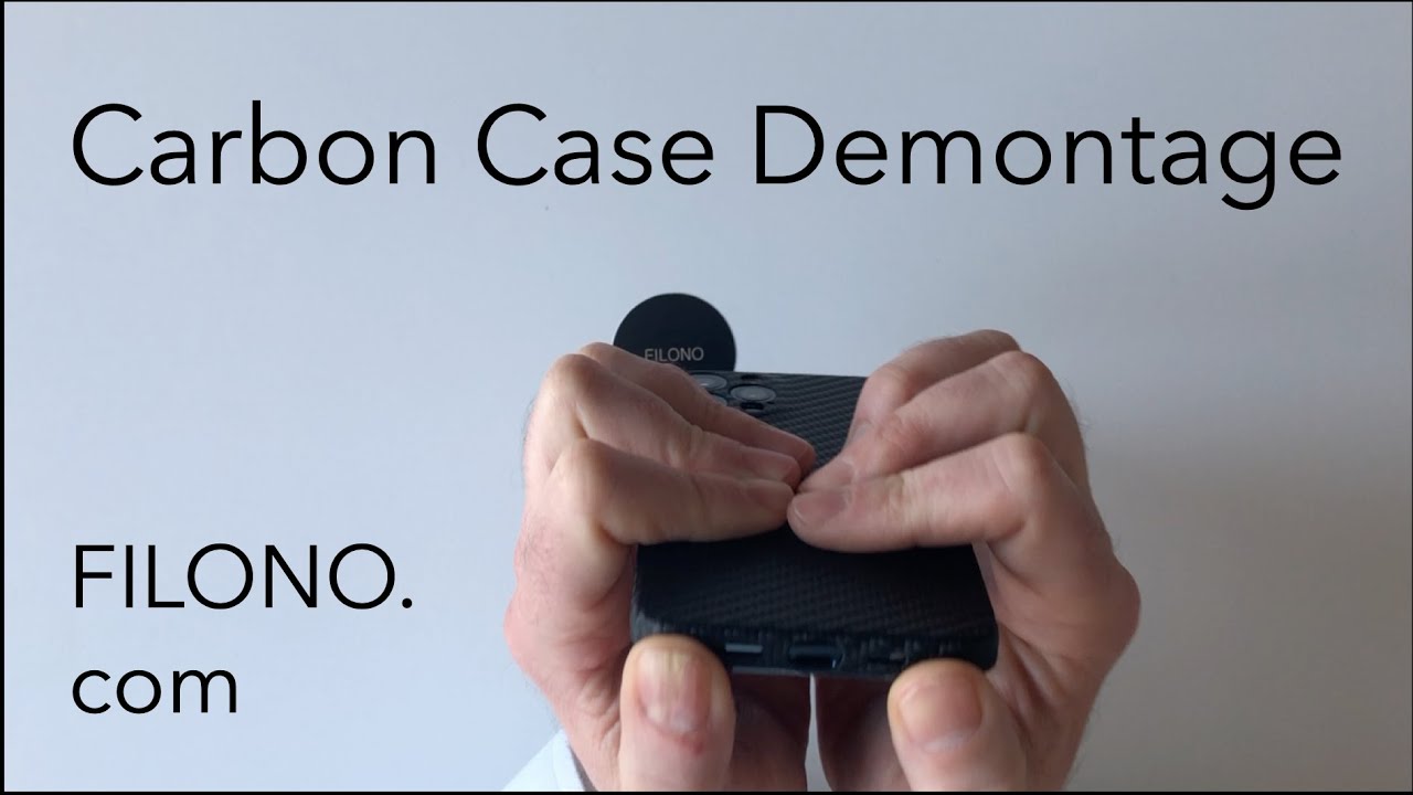 FILONO Carbon Case Demontage iPhone 12 Pro - YouTube