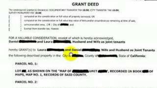 Goes over what a grant deed is, how to explain it borrower, and fill
out.