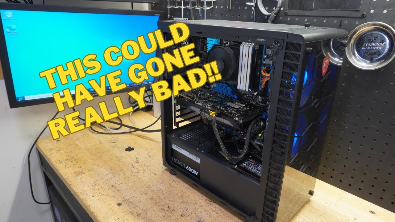 Seized Computer New customer lead to Cops seizing this PC..... Can't believe what I ...