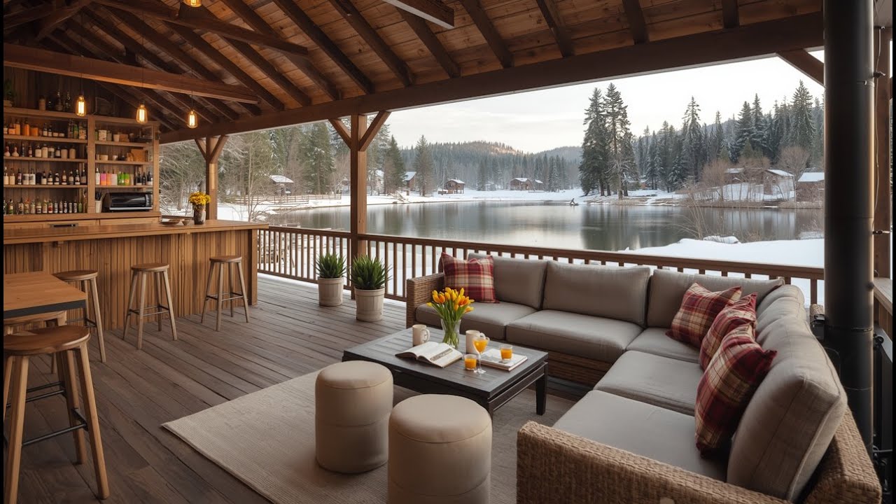 Relaxing February Winter Morning ☕ Slow Snowfall and Smooth Jazz for