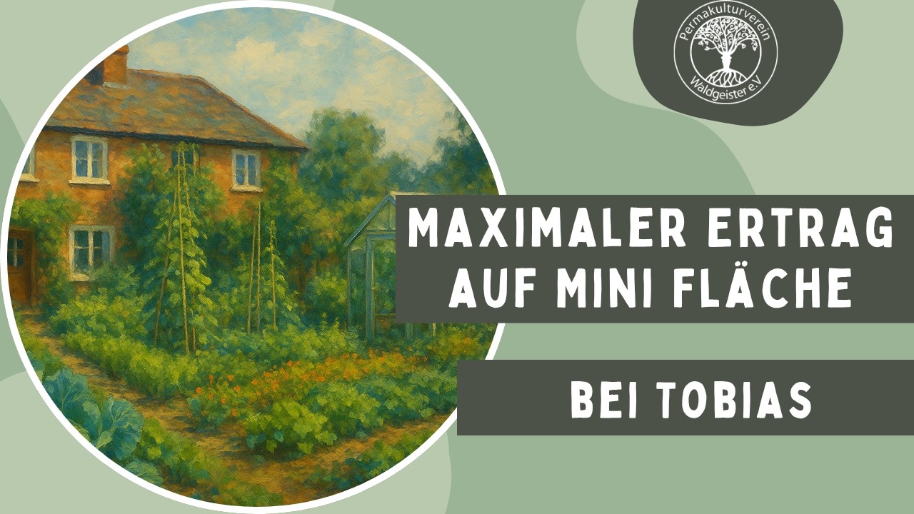 Permakultur-Paradies an der Doppelhaushälfte / Wenig Platz, maximaler Nutzen