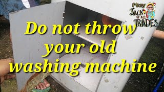 Do not throw your old washing machine