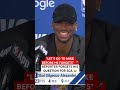 Funny moment when reporter forgets a question for SGA 😂