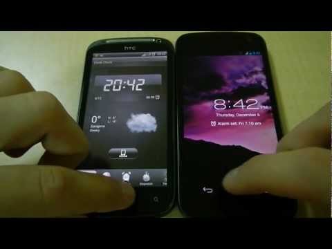 Video: Unterschied Zwischen Samsung Galaxy Nexus Und HTC Rhyme