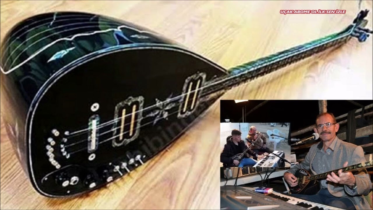 Karanlık Çökünce Sokagımıza Köşede ben varım unutamassın Elektro Bağlama Cover Ahmet Emeksiz Uçak Mü