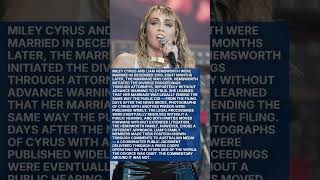 THE SUDDEN DIVORCE FILING, #MILEYCYRUS, #INTERESTINGSTORIES, #CELEBRITYSTORIES