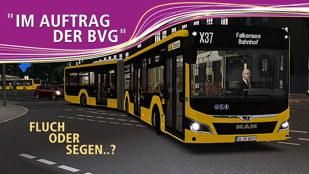 Berliner Sub-Unternehmer bei der BVG - Im MAN NLC GN23 auf dem X37