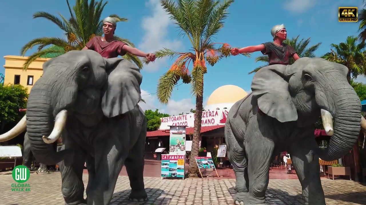 Hammamet Tunisie 🌴 4k 60 fps walking tour