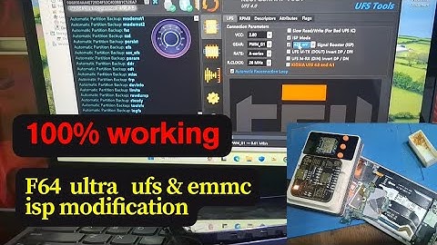 F64 ISP, UFS & eMMC Connection Full Guide | Box Modification & Step-by-Step Tutorial