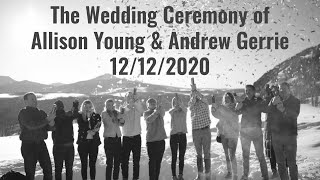 Allison Young and Andrew Gerrie Ceremony