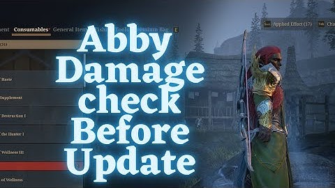 Bless Unleashed PC - Ranger Class - Abby Damage Check