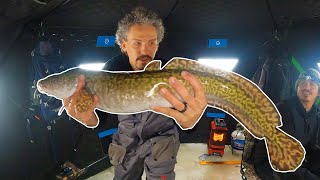 Ice Fishing for Big Burbot and Walleye on the Upper Missouri River in  Northwestern North Dakota! 