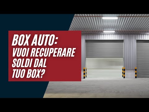 Video: Posso affittare box per trasloco?