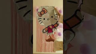 hello kitty inspired birthday diy decoration at home #asmr #partynest #diy #decoration #balloon