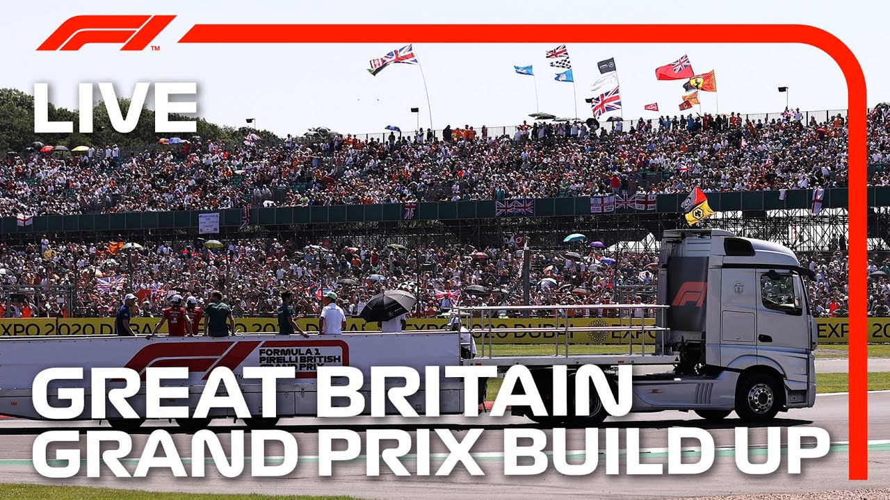 F1 LIVE British Grand Prix BuildUp and Drivers Parade YouTube