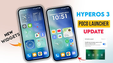 HYPEROS 3 Poco Launcher Update - Install Now 🤩 New Liquid Glass Widgets Available 😍
