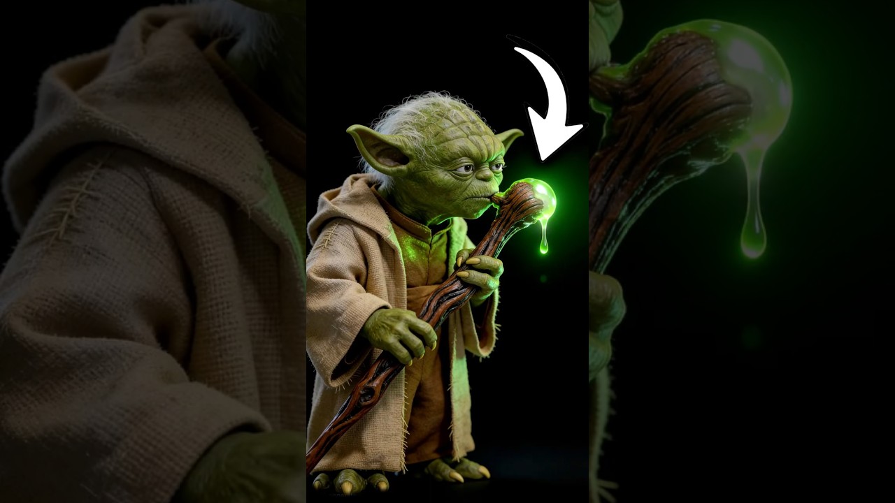 Why does Yoda use A CANE?