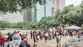 ICE shooting protestors pack Houston City Hall