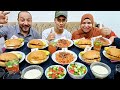 A Super Delicious Food Challenge Your Luck Is Under Your Plate A Spread Of Egyptian Shawarma An 