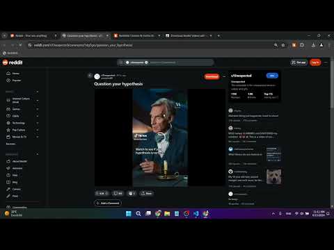 How To Download Reddit Videos with Sound Using Extension RedditVd