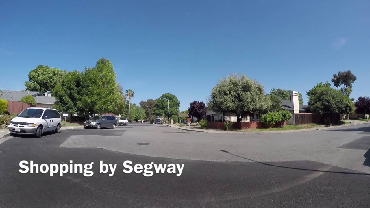 Shopping by Segway