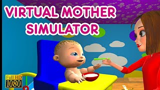 Virtual Mother Simulator - Happy Family Life 2021 Game Review 1080p Official Throne Loop Games screenshot 4