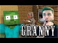Reacting to Monster School GRANNY HORROR GAME CHALLENGE MOVIE! Minecraft Animation
