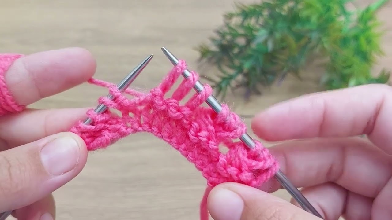 GORGEOUS ✿very easy and Beautiful knitting pattern stitch #knitting