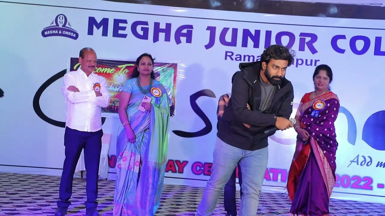 Operation Raavan movie first look launched at Megha and Omega College .