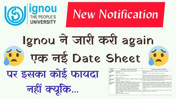 Ignou date sheet june 2023, IGNOU Released Revised Final Date Sheet For June 2023 Exam, ignou update