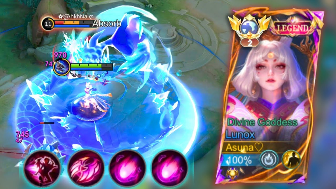 LUNOX LEGEND SKIN SOLO RANK GAMEPLAY !! Mobile Legends 