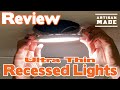 Ultra Thin Recessed Lights review / Ensenior LED Recessed Lights Review /Retrofit LED  Lights Review