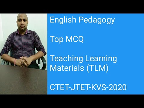 CTET 2020 Top MCQ English Pedagogy |Teaching Learning Materials | Jharkhand TET 2020 | KVS,JTET 2020
