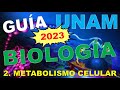 BIOLOGÍA 2 METABOLISMO CELULAR | CURSO PREPARACIÓN UNAM
