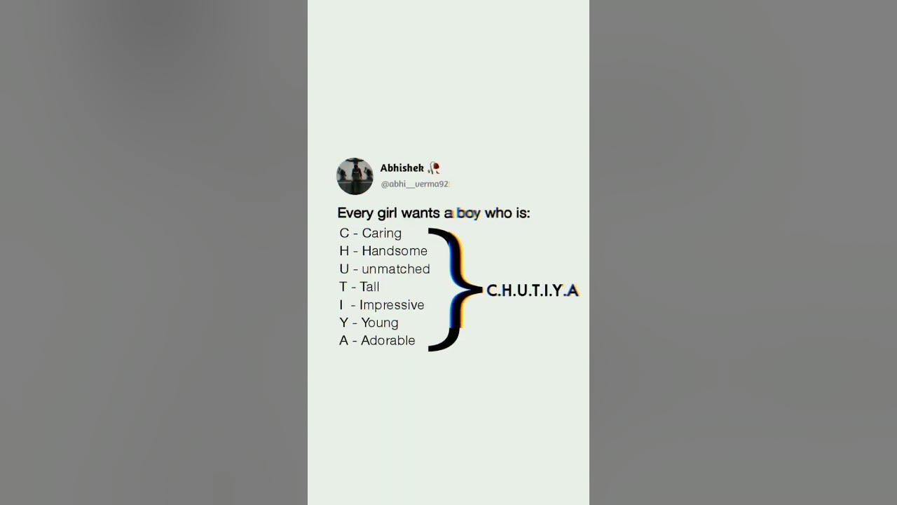 c-h-u-t-i-y-a-ka-full-form-youtube