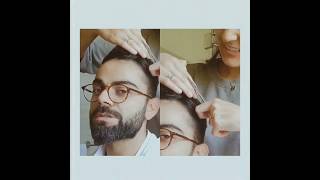 Anushka Sharma Cutting Hair of Virat Kohli Anushka Sharma Virat Kohli Taking about Corona Virus