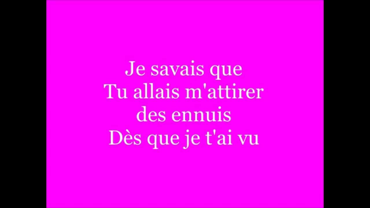 I Knew You Were Trouble Traduction