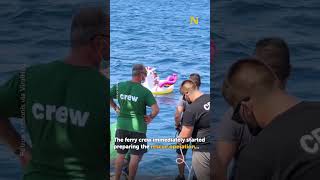 Girl Swept Away On Inflatable Unicorn
