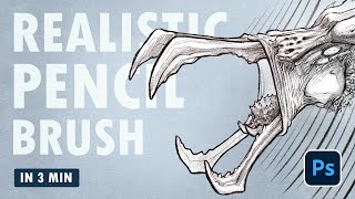 How to Create a Realistic Pencil Brush in Photoshop in 3 MIN