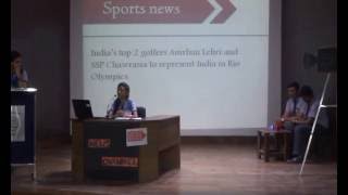 News Reading Session by Pankhuri Joshi (KLI)