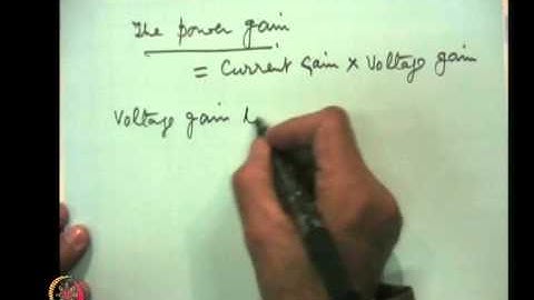 Mod-03 Lec-12 Small signal amplifiers analysis using H - Parameters
