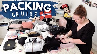 PACK WITH ME: NORWAY CRUISE!  packing cubes, cruise packing hacks, organisation & away suitcases!
