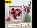 DIY Valentine’s heart picture #sayitwithUHU