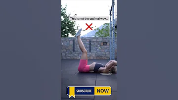 Stop Lying Legs Raises Like This توقف عن ممارسة تمرين رفع الساق بهذه الطريقة 