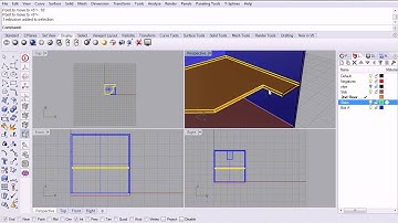 Rhino - 14 - Creating Stairs with Copy and Array Linear