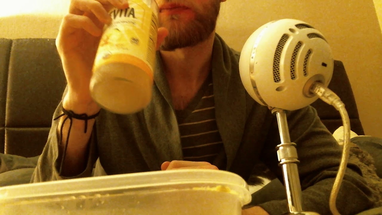 ASMR - Eating Chicken And Rice Soup/Whisper #270