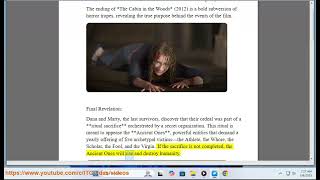 In a Cabin in the Wood: 'The Cabin in the Woods' Ending Explained.